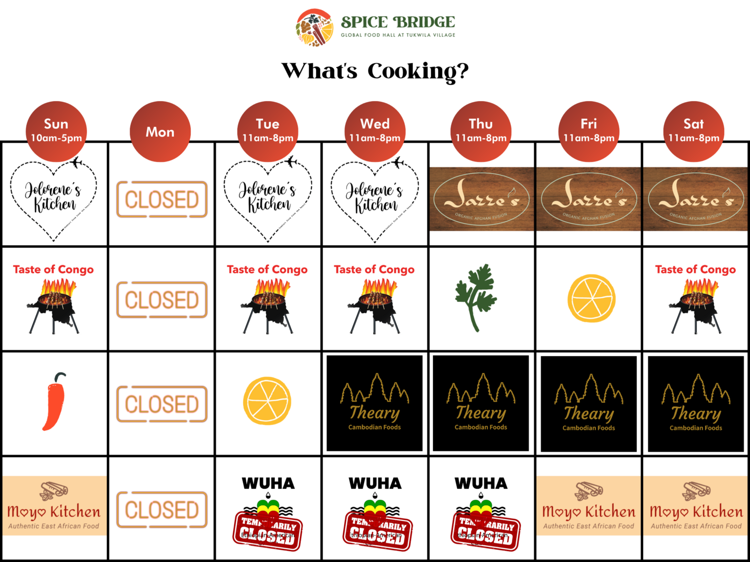 Food Hall Spice Bridge